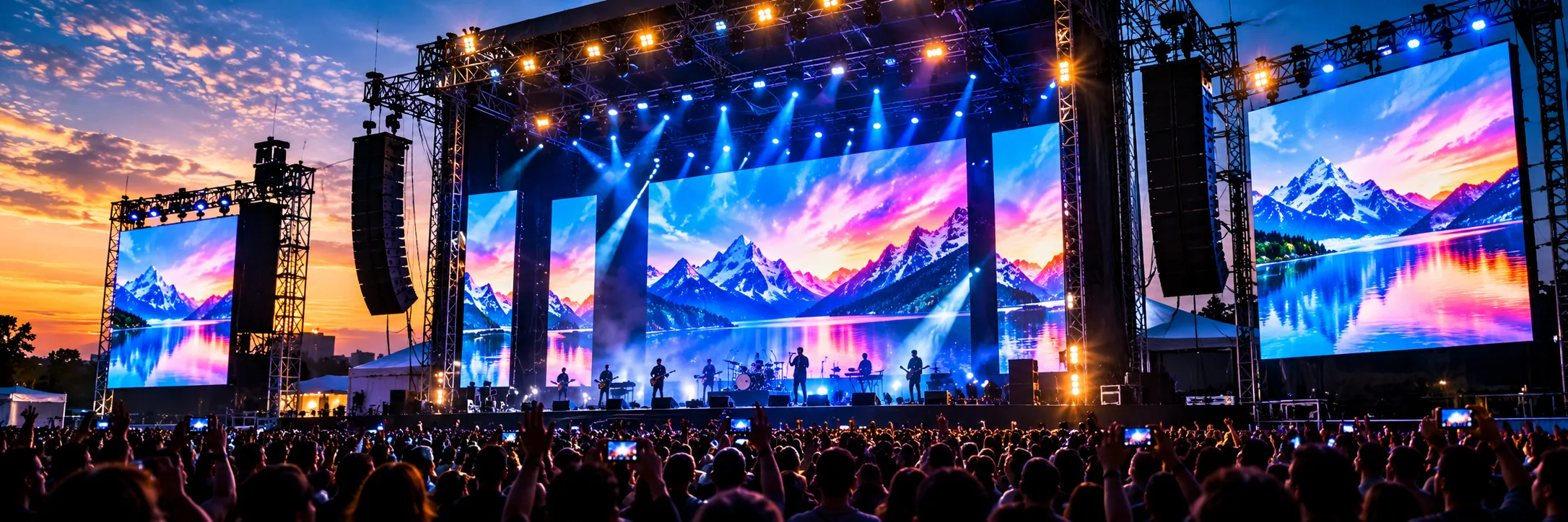 Alquiler de pantallas LED gigantes para eventos