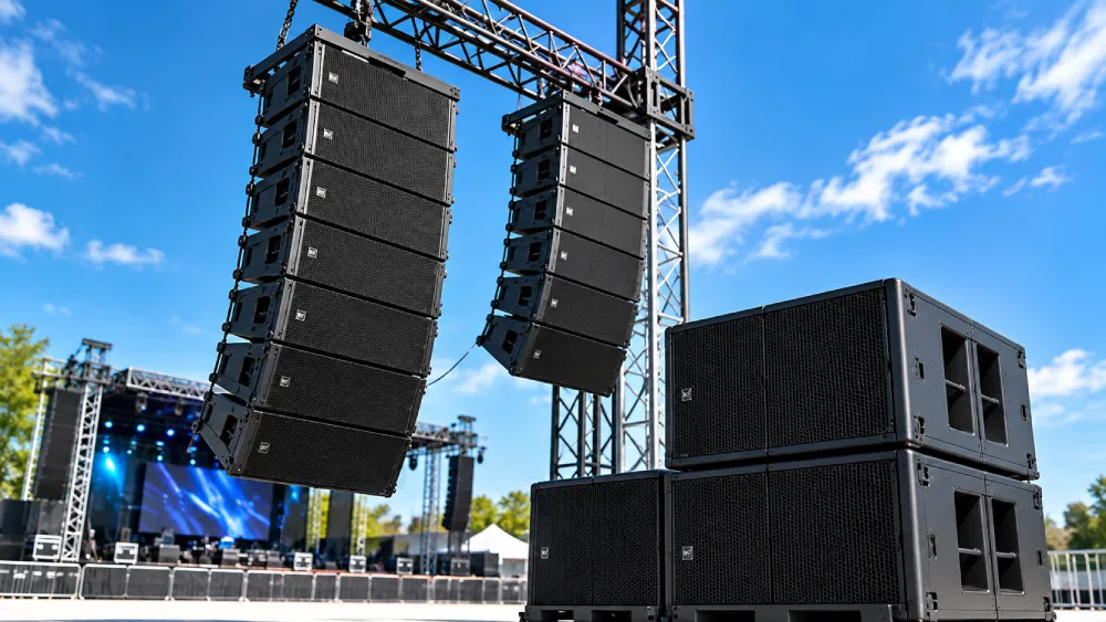 Alquiler de sonido Line Array profesional