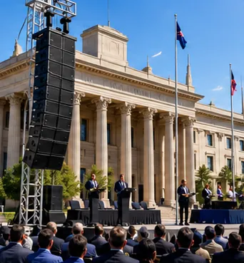 Sonido Line Array para instituciones
