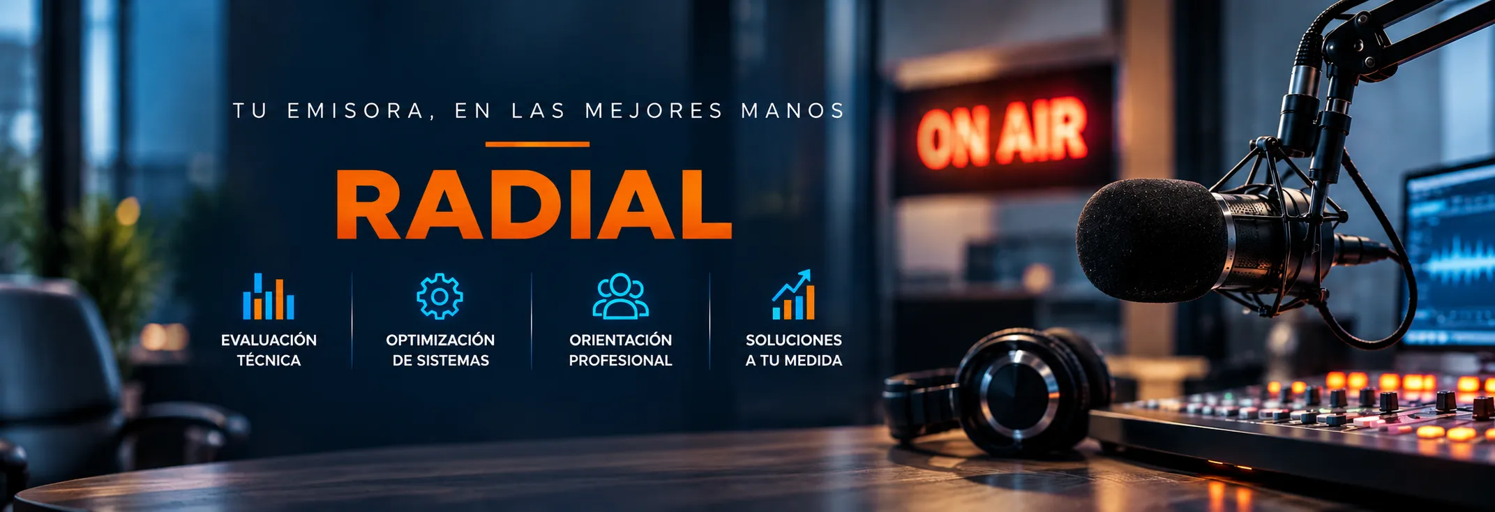 Asesoría profesional para emisoras de radio