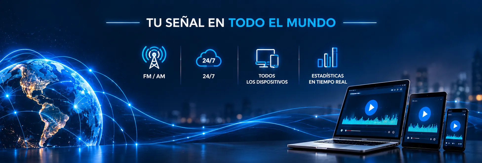 Streaming profesional para emisoras de radio