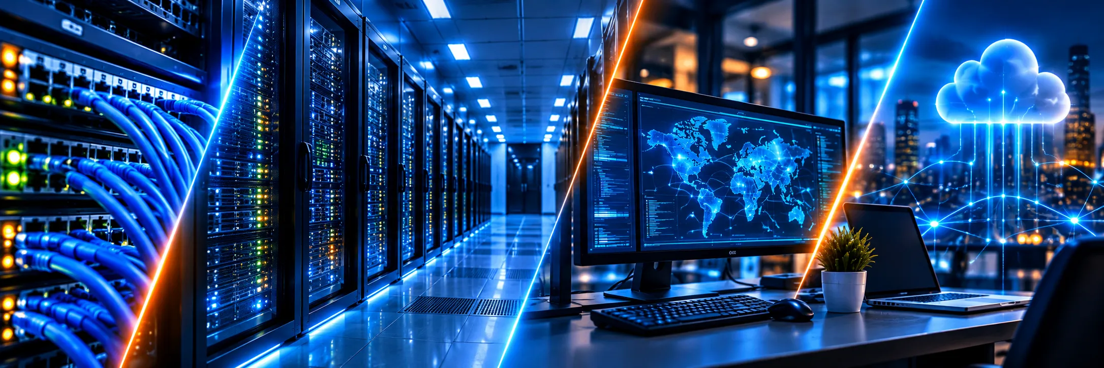 Servidores, redes e infraestructura tecnológica